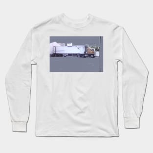 Nap 2 in the shadow of a semi truck Guatemala 1991 Long Sleeve T-Shirt